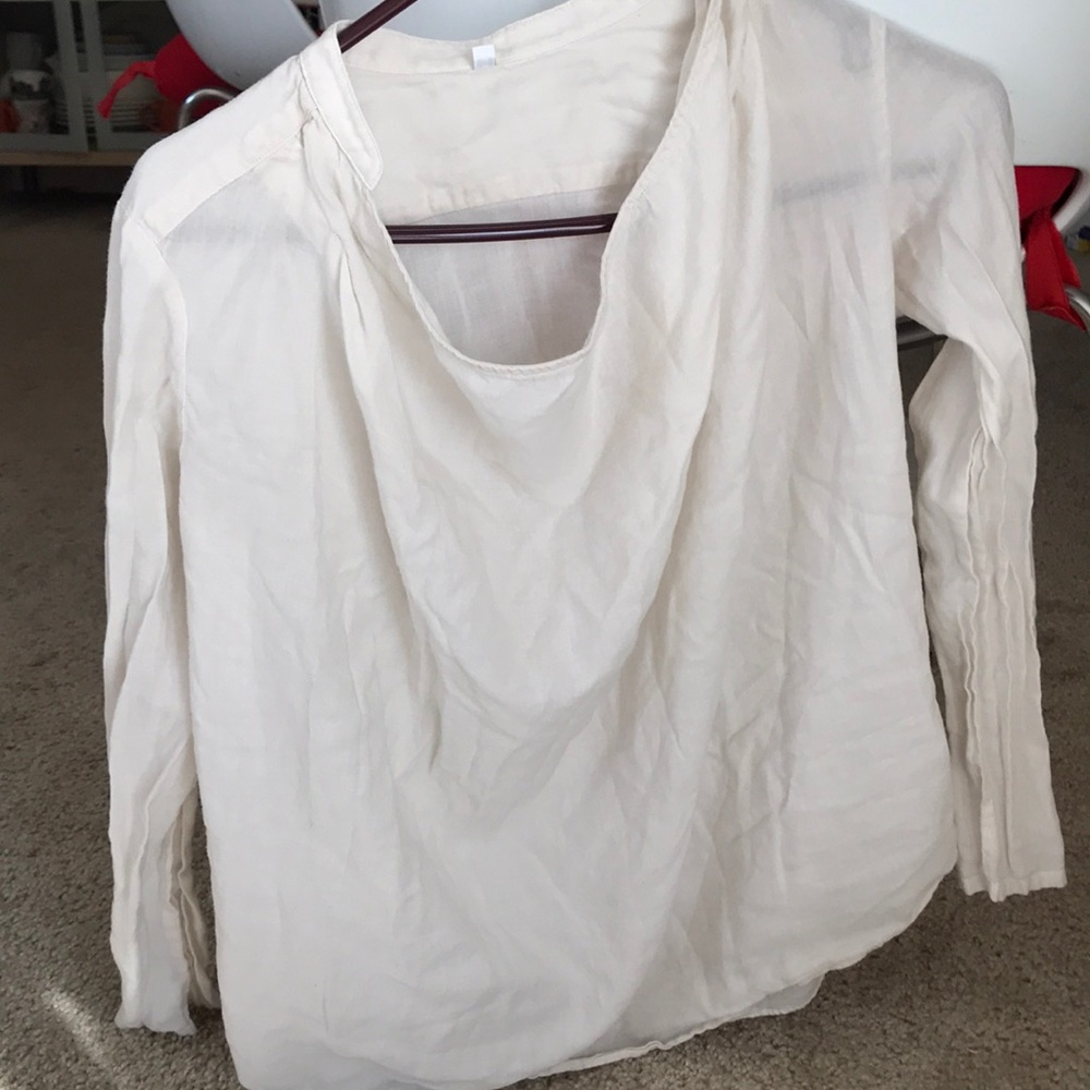 Muji white shirts